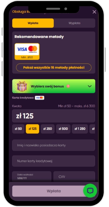 Depozyt w Bizzo Casino