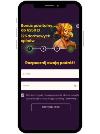 Rejestracja w Bizzo Casino